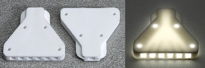 Flat alumina ceramic nozzle component